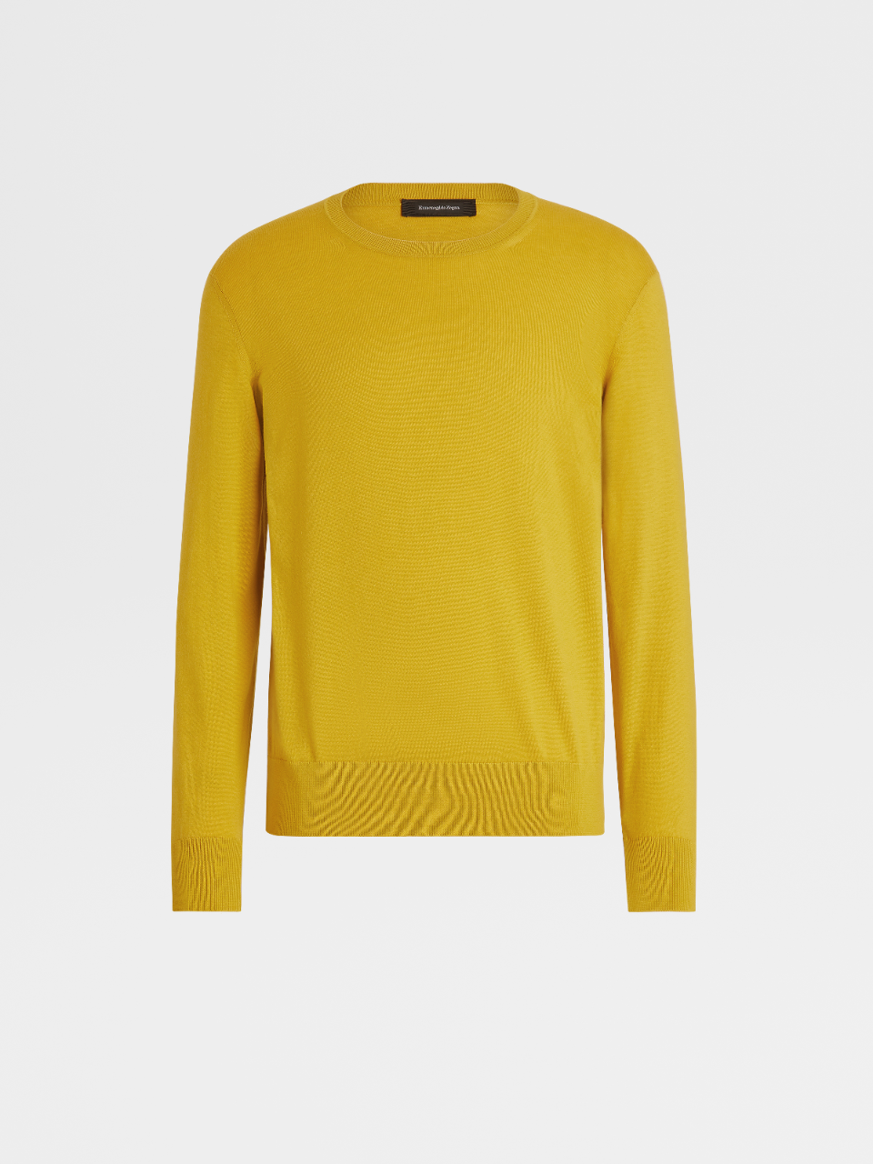 Yellow Baby Island Cotton and Cashmere Knit Crewneck